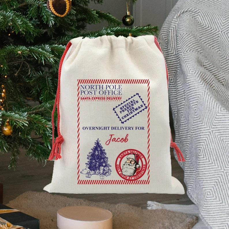 Personalised North Pole Santa Sack Monster Parties