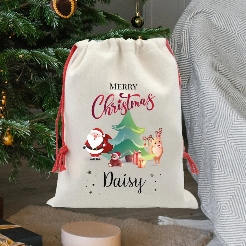 Personalised Santa Sack & Reindeer Monster Parties