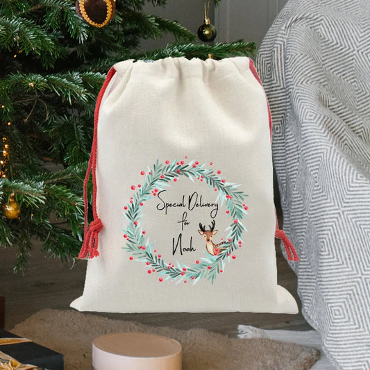 Personalised Kids Santa Sack Monster Parties