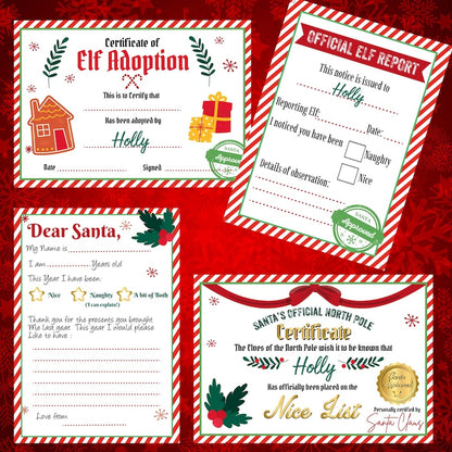 Personalised Elf Prop Activity Bundle