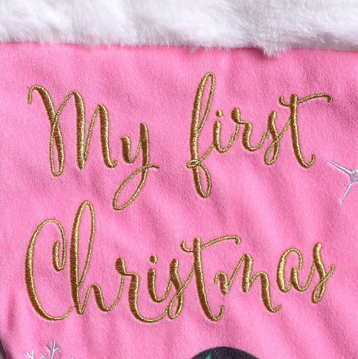 Disney Minnie Mouse My First Christmas Stocking - Personalised