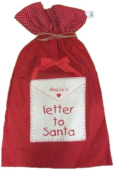 Letter to Santa Christmas Sack - Personalised