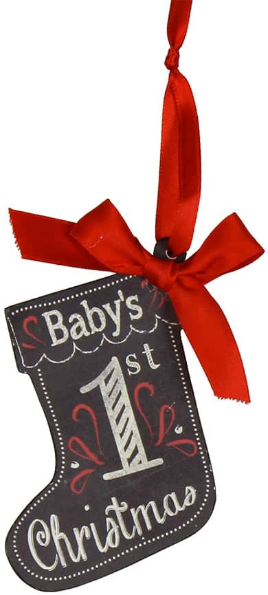 Baby's 1st Christmas Stocking Decoration - Sale